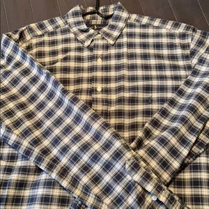 LT/GL flannel blue green and white.